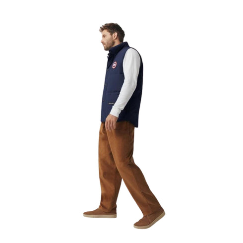 Canada Goose Piumino smanicato Gilet Uomo Freestyle Crew Vest Blu - Francavilla Moda